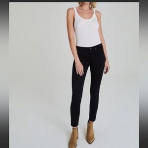 Ag Adriano Goldschmied The Legging Super Skinny Fit Viscose Jeans Size 24R